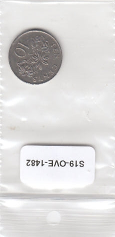 S19-OVE-1482 Singapore 10 Cent 1986 KM51 ZG