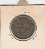 S19-OVE-1534 Frankrijk 50 Francs 1951 B KM918 VF