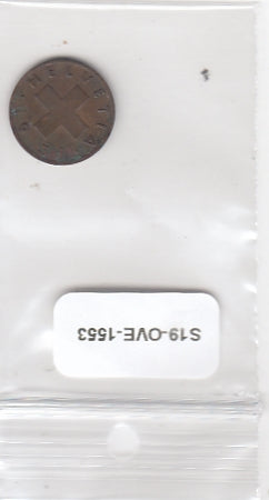 S19-OVE-1553 Switzerland 1 rappen 1951  KM46 FI/VF