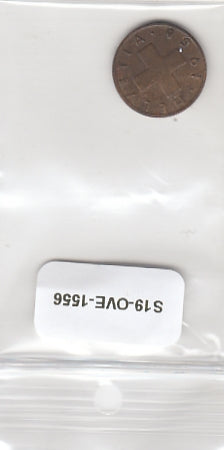 S19-OVE-1556 Switzerland 1 rappen 1956  KM46 VF