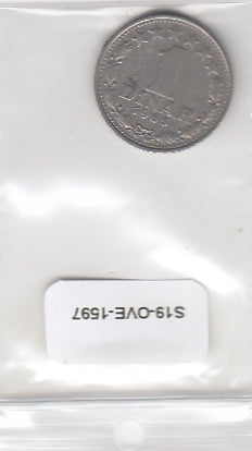 S19-OVE-1597 Joegoslavië 1 Dinar 1965 KM47 VF