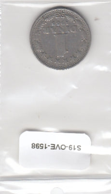 S19-OVE-1598 Joegoslavië 1 Dinar 1965 KM47 ZFR