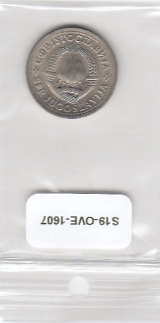 S19-OVE-1607 Joegoslavië 1 Dinar 1974 KM59 XF