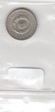 S19-OVE-1610 Joegoslavië 1 Dinar 1975 KM59 ZG/Pr