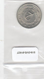 S19-OVE-1627 Yugoslavia 2 Dinar 1972  KM57 VF/XF