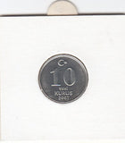 S19-OVE-1693 Turkey 10 Yeni Kurus 2007  KM1166 UNC