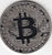 S19-PEN-0168 Token Bitcoin Gekleurd Zilver      Cryptocurrency