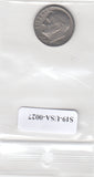 S19-USA-0027 Verenigde Staten 1 dime 1967  KM# 195a VF Roosevelt Dime