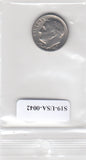 S19-USA-0042 Verenigde Staten 1 dime 1969 D KM# 195a VF Roosevelt Dime
