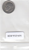 S19-USA-0120 Verenigde Staten 1 dime 1983 P KM# 195a VF Roosevelt Dime