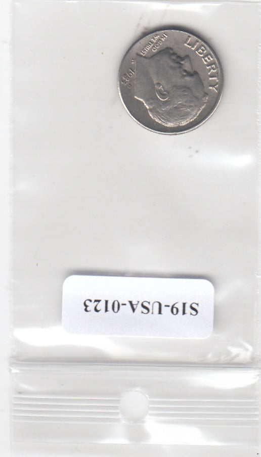 S19-USA-0123 Verenigde Staten 1 dime 1983 D KM# 195a XF Roosevelt Dime