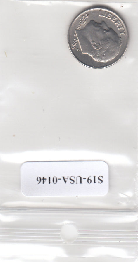S19-USA-0146 Verenigde Staten 1 dime 1986 P KM# 195a XF Roosevelt Dime