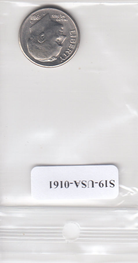 S19-USA-0161 Verenigde Staten 1 dime 1988 D KM# 195a VF Roosevelt Dime