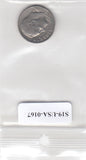 S19-USA-0167 United States 1 dime 1989 P KM# 195a VF Roosevelt Dime