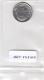 S19-USA-0189 Verenigde Staten 1 dime 1989 P KM# 195a XF Roosevelt Dime