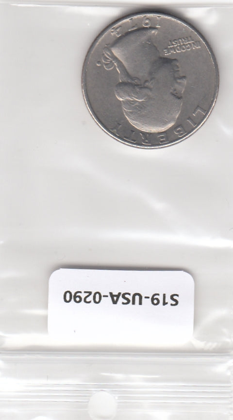S19-USA-0290 Verenigde Staten ¼ dollar 1974  KM# 164a FI Washington Quarter