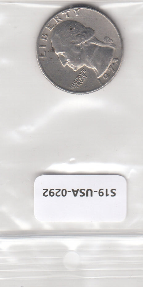 S19-USA-0292 Verenigde Staten ¼ dollar 1974 D KM# 164a VF Washington Quarter