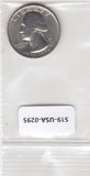 S19-USA-0295 Verenigde Staten ¼ dollar 1976 D KM# 204 UNC 200ste Verjaardag - Onafhankelijkheid van de VS