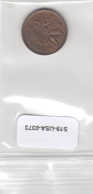 S19-USA-0373 Canada 1 Cent 1969   KM59.1 VF