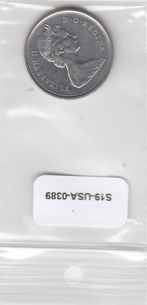 S19-USA-0389 Canada 25 Cents 1974   KM62b VF