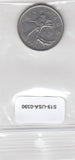 S19-USA-0390 Canada 25 Cents 1976   KM62b VF