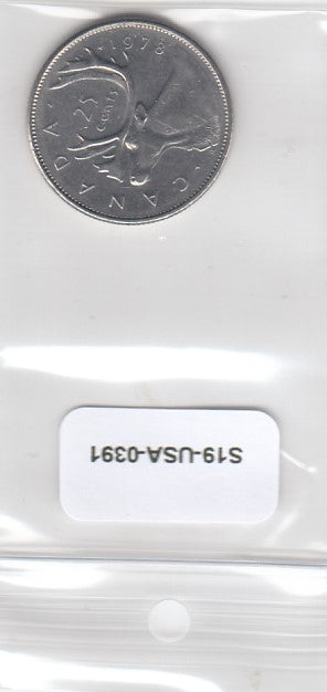 S19-USA-0391 Canada 25 Cents 1978   KM62b VF
