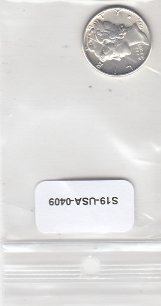 S19-USA-0409 United States Dime 1945   KM140 XF ZILVER