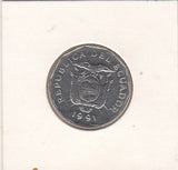 S19-WS1-0038-M10 Ecuador 10 sucres XF 1991 KM92.2