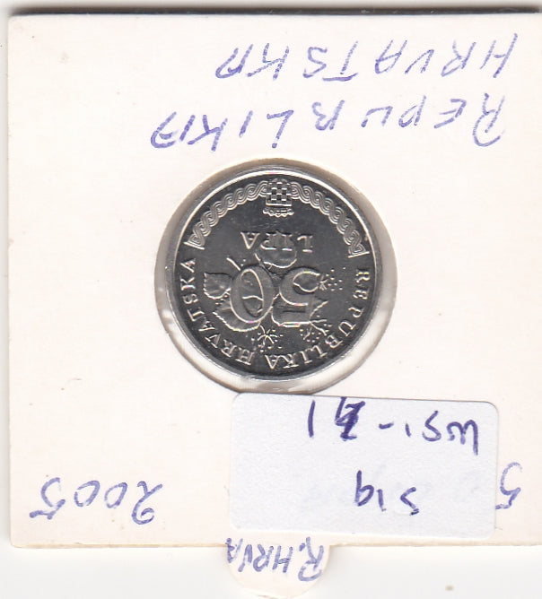 S19-WS1-0041-M01 Croatia 50 lipa UNC 2005 KM8
