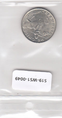 S19-WS1-0049-M04 Chile 5 Escudos UNC 1972 KM199