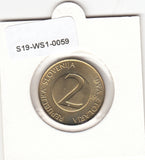 S19-WS1-0059-M09 Slovenia 2 Tolara UNC 1998 KM5