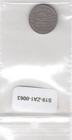 S19-ZA1-0063 Trinidad en Tobago 10 cents 1972  KM# 3 VF