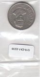 S19-ZA1-0236 Uruguay 10 Nuevo Peso 1981  KM79 VF