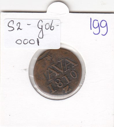 S2-G06-0001 Netherlands Java Duit VF 1810   Z TYPE-2
