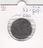 S2-G07-0001 Netherlands East Indies Java duit VF 1814 KM244   Tin!!!