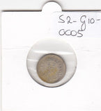 S2-G10-0005 Netherlands East Indies 1/10 gulden VF 1930     zilver