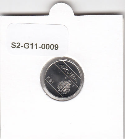 S2-G11-0009 Aruba 5 Cents MS63 1988 KM1