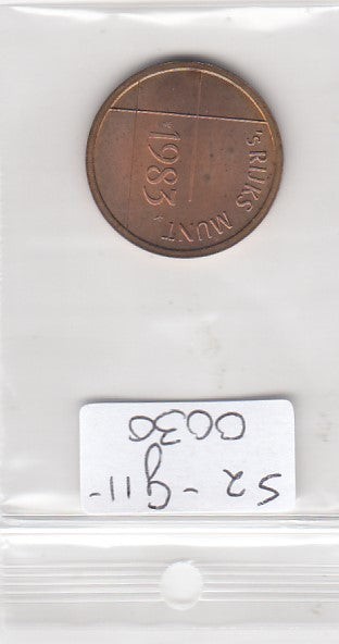 S2-G11-0030 Antilles Mintset Token UNC 1983