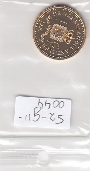 S2-G11-0044 Antilles 1 Gulden UNC 1992 KM37