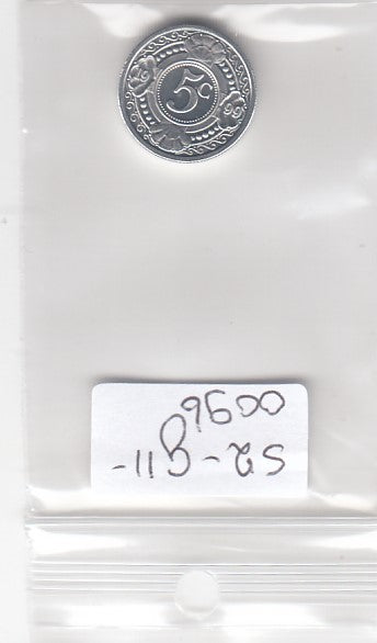 S2-G11-0096 Antilles 5 Cents FDC 1999 KM33