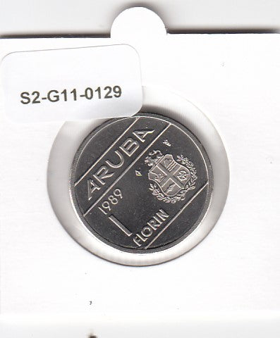 S2-G11-0129 Aruba 1 Florin FDC 1989 KM5
