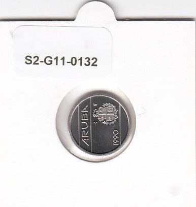 S2-G11-0132 Aruba 5 Cents FDC 1990 KM1
