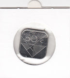 S2-G11-0135 Aruba 50 Cents FDC 1990 KM4
