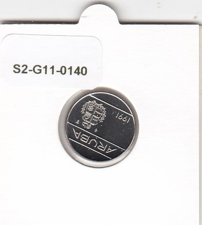 S2-G11-0140 Aruba 10 Cents FDC 1991 KM2