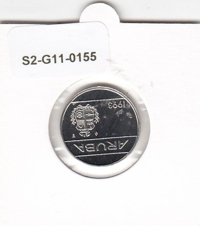 S2-G11-0155 Aruba 25 Cents FDC 1993 KM3
