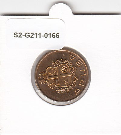 S2-G11-0166 Aruba Rijksmunt  Penning FDC