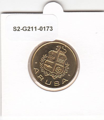 S2-G11-0173 Aruba Rijksmunt  Penning FDC