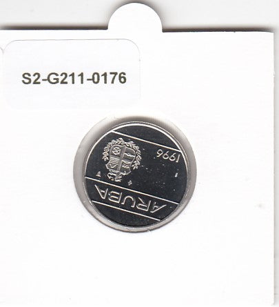 S2-G11-0176 Aruba 25 Cents FDC 1996 KM3