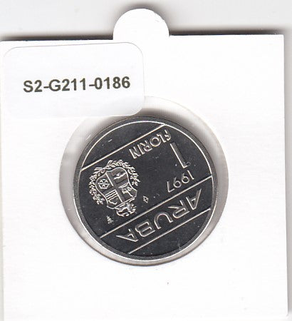S2-G11-0186 Aruba 1 Florin FDC 1997 KM5