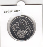 S2-G11-0187 Aruba 2 1/2 Florins FDC 1997 KM6